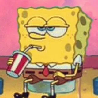 🧼 Spongebob Spongebob Squarepants Spongebob, Cartoon, Meme, Lustig, Nickelodeon, Trinken, Soda whatsapp sticker