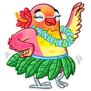 Love Bird telegram stickers