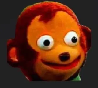 🌟 macaco, engraçado, meme, animal, fofo telegram sticker
