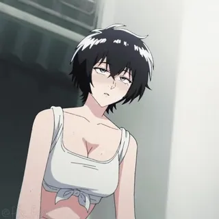 🥴 动漫, 卡通, 女人, 女孩, 角色 telegram sticker