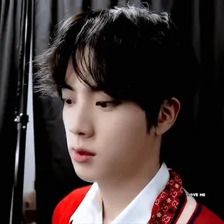 🎈 Jin LOVE ME Kpop, Jin, BTS, Idol, cantante, bello, maschio telegram sticker