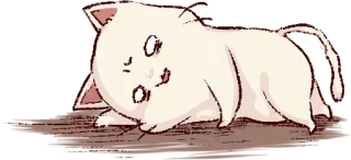 😱 cat, cute, animal, pet, cartoon telegram sticker