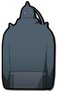 😐 Alphonse Elric Fullmetal Alchemist อนิเมะ, มังงะ, การ์ตูน, ชุดเกราะ, แฟนตาซี telegram sticker