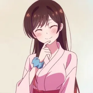 🤗 Chizuru Mizuhara Rent-A-Girlfriend Anime, Ragazza, Chizuru, Mizuhara, Rent-a-Girlfriend, Sorriso, Carina telegram sticker