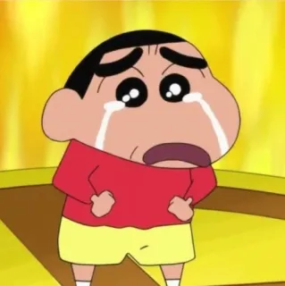😭 Shin-chan Crayon Shin-chan 애니메이션, 만화, 우는, 슬픈, 짱구는 못말려 whatsapp sticker
