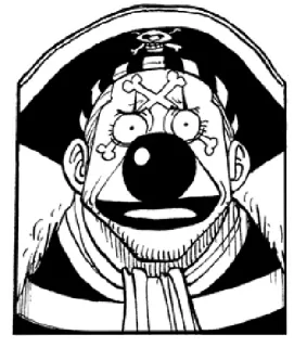 😲 Buggy the Clown One Piece Buggy, Clown, One Piece, Anime, Manga telegram sticker