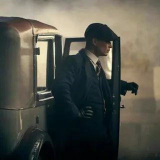 😎 Tommy Shelby Peaky Blinders Peaky Blinders, Tommy Shelby, Gangster, England, Verbrechen, 1920er telegram sticker