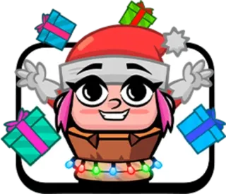 🤩 рождество, праздничный, праздник, подарки, милый telegram sticker