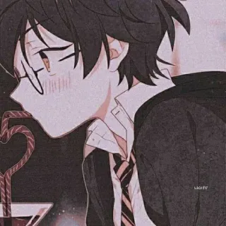 🌟 アニメ, キス, 愛, ロマンス, カップル, 漫画 telegram sticker
