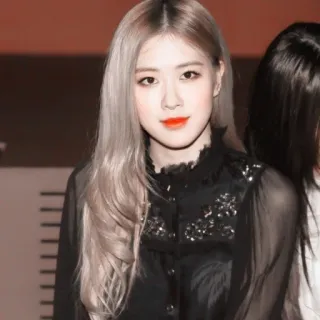 🐰 Rose K-pop, Rose, певица, женщина, знаменитость, Blackpink telegram sticker