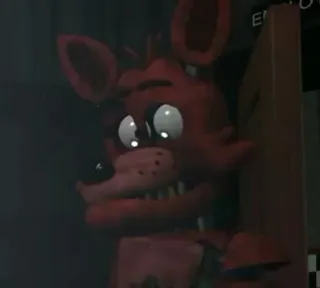 ⛓ Foxy Five Nights at Freddy's Renard, Five Nights at Freddy's, Animatronique, Jeu d'horreur, Jeu vidéo, Personnage whatsapp sticker