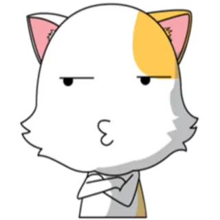 😗 猫, 可爱, 动物, 贴纸 whatsapp sticker