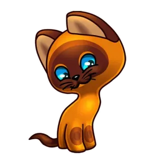 😊 cat, kitten, animal, cute, cartoon, pet telegram sticker