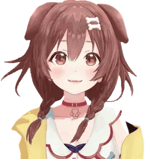 💃 Inugami Korone Hololive Anime girl, Vtuber, Anjing, Lucu, Inugami Korone, Hololive whatsapp sticker