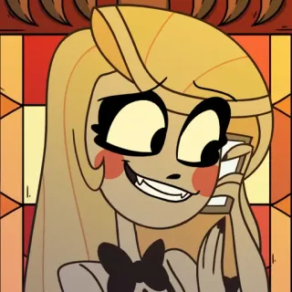 😊 Charlie Morningstar Hazbin Hotel Hazbin Hotel, Charlie Morningstar, Dibujos animados, Personaje whatsapp sticker