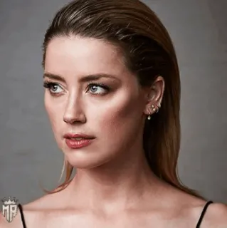 💋 Amber Heard актриса, знаменитость, женщина, портрет telegram sticker