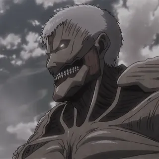 🥇 Armored Titan Attack on Titan Anime, Titan, Monster, Pantser, Attack on Titan telegram sticker
