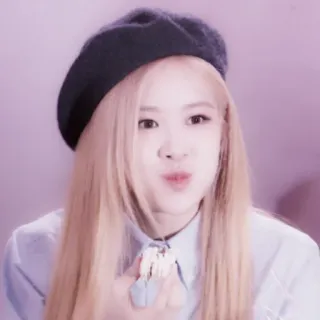 🌸 Rose k-pop, cantante, donna, celebrità, moda, bellezza, idol, Blackpink telegram sticker
