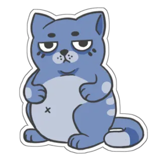 Котик Флай telegram stickers