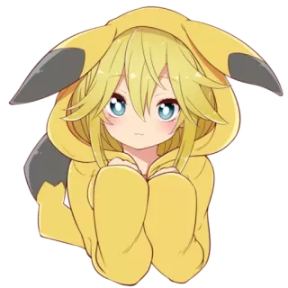 😊 Pikachu Pokemon Аниме, Мультфильм, Пикачу, Покемон, Милый, Каваий, Манга telegram sticker