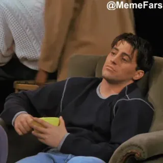 😴 Joey Tribbiani Friends โจอี, เฟรนส์, โทรทัศน์, ซิทคอม, แมตต์ เลอบลัง, ตัวละคร telegram sticker