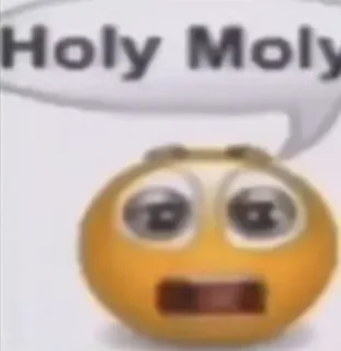 😨 Holy Moly telegram sticker