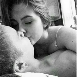❤️ beijo, casal, amor, romance, carinho telegram sticker