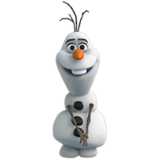 ⛄ Olaf Frozen Olaf, Frozen, snowman, Disney, cartoon telegram sticker
