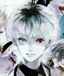 ☕ Ken Kaneki Tokyo Ghoul Anime, Manga, Tokyo Ghoul, Ken Kaneki, Horror, Fantasy, Ghoul telegram sticker