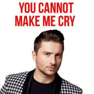 😌 YOU CANNOT
MAKE ME CRY emotivo, testardo, resiliente, determinazione, ribelle, meme telegram sticker