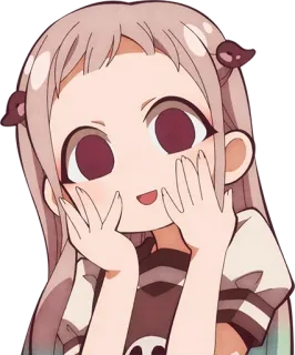 😶 Nene Yashiro Toilet-bound Hanako-kun Anime, Manga, Lindo, Chica, Kawaii, Nene Yashiro, Hanako-kun del baño telegram sticker
