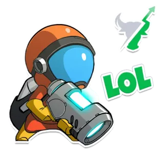 LUB Token whatsapp stickers