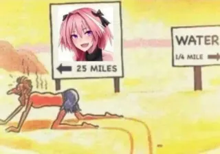 😏 25 MILES
1/4 MILE animé, désert, soif, panneau, distance telegram sticker