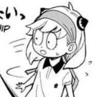 🥁 Anya Forger Spy x Family いっ、 动漫, 卡通, 女孩, 间谍过家家, 阿尼亚·福杰, 可爱, 漫画 whatsapp sticker