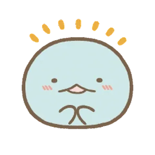 🍐 fofo, kawaii, desenho animado, personagem, redondo, olhos telegram sticker