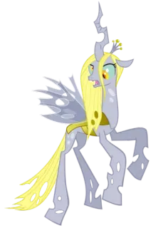 🤔 Queen Chrysalis My Little Pony Pônei, Chrysalis, Vilão, Rainha, Desenho animado telegram sticker