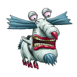 😒 Dibujos animados, Criatura, Monstruo, Divertido, Raro, Zapatos whatsapp sticker