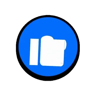 👍 fist, hand, blue, symbol, gesture whatsapp sticker