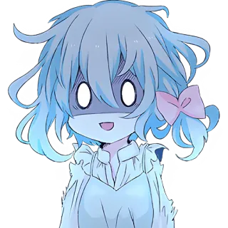 😨 Anime, Cartoon, Süß, Geist, Chibi, Kawaii telegram sticker