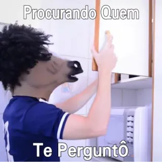 🔍 Procurando Quem
Te Perguntô funny, meme, question, searching, looking telegram sticker