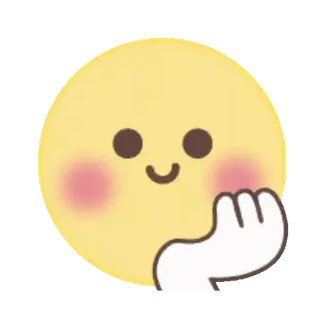 🥰 emoji, mignon, amical, rougir, jaune, sourire whatsapp sticker