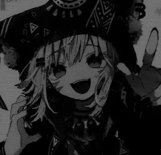 🎧 Anime, Cartone animato, Carino, Ragazza, Personaggio, Arte digitale telegram sticker