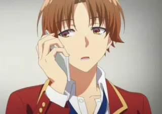 🚓 Kiyotaka Ayanokoji Classroom of the Elite Аниме, Classroom of the Elite, Школа, Телефон telegram sticker