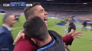 😭 Cristiano Ronaldo UEFA EURO 2016 football, football, sport, célébration, Ronaldo, Portugal, Euro 2016 whatsapp sticker
