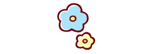 🌸 kwiat, kwiatowy, słodki, naklejka telegram sticker