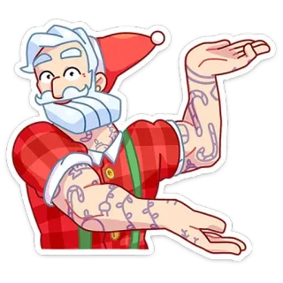 Санта (@TgSticker) telegram stickers
