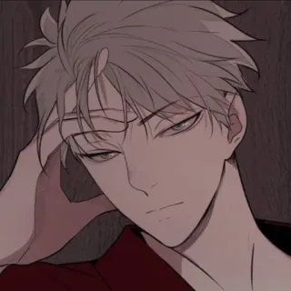 🍶 男, ポートレート, アニメ, 漫画, イラスト, キャラクター telegram sticker