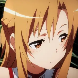 🤭 Asuna Sword Art Online Anime, Sword Art Online, Asuna, Manga, Postać, Dziewczyna, Animacja telegram sticker