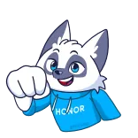 👊 HC.NOR Dessin animé, Sticker, Animal, Renard, Personnage, Mignon, Mascotte telegram sticker