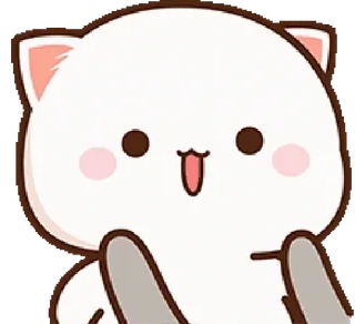 👍 Katze, Stinkefinger, beleidigend, Aufkleber, Cartoon whatsapp sticker